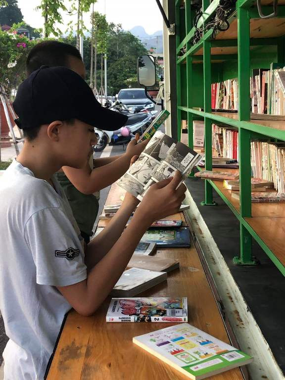 Thư viện lưu động ở Sơn La