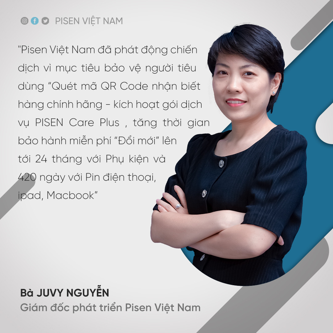 Ms. Juvy Nguyen giám đốc phát triển Pisen Việt Nam “Smartphone - trợ thủ số 1 của bạn, PISEN - trợ thủ số 1 cho smartphone” - Ảnh 3.