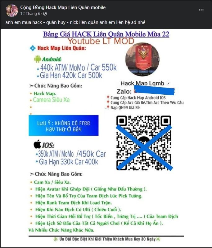 Tưng bừng 'chợ' hack game: Nhà phát hành game nói gì? - ảnh 4