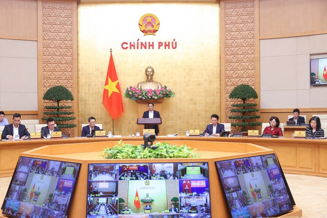 Thủ tướng Phạm Minh Chính nhấn mạnh: Truyền thông chính sách là nhiệm vụ chính trị của các cơ quan hành chính, cơ quan báo chí - Ảnh: VGP