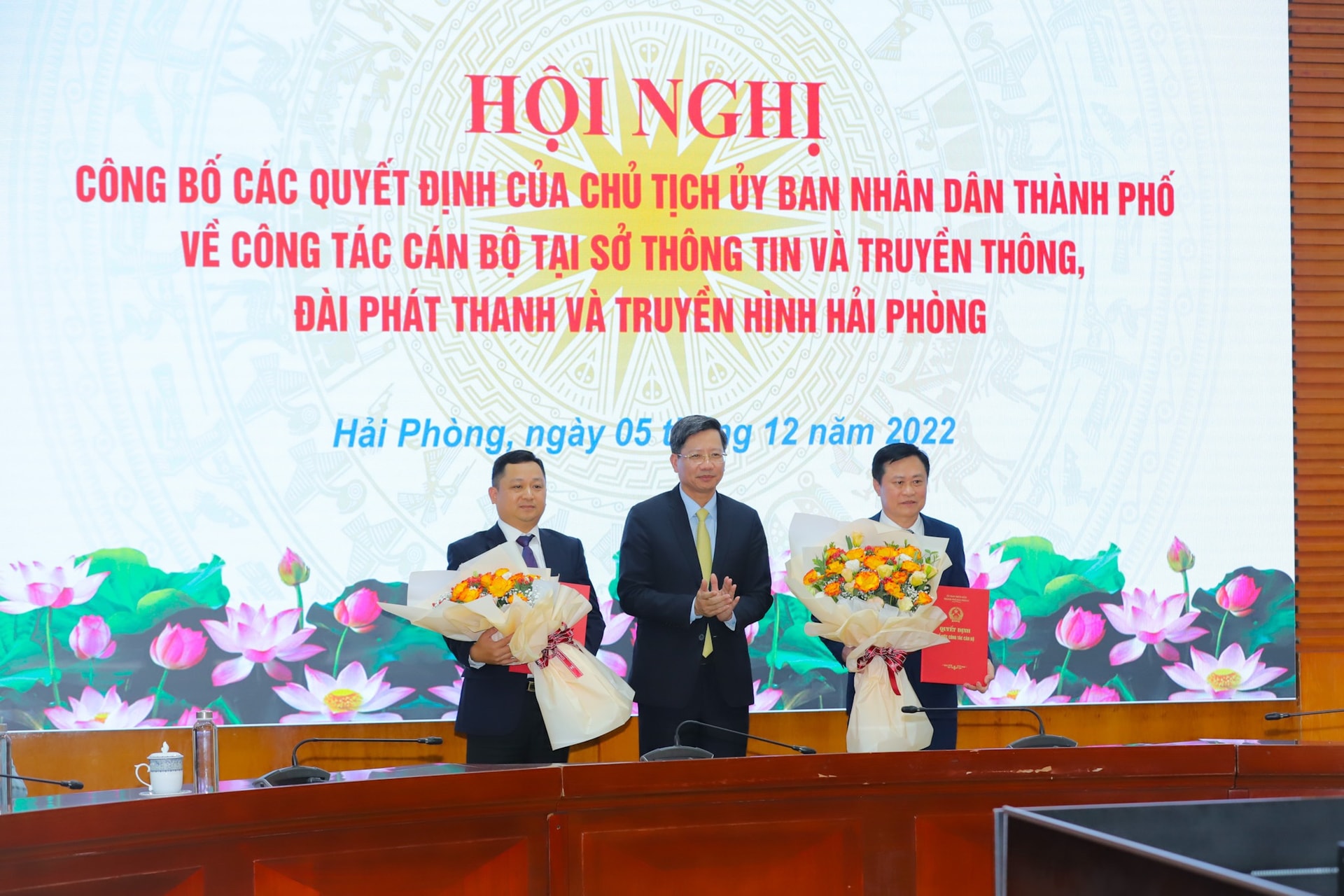 Điều động, bổ nhiệm Giám đốc Sở Thông tin và Truyền thông và Đài Phát thanh và Truyền hình Hải Phòng