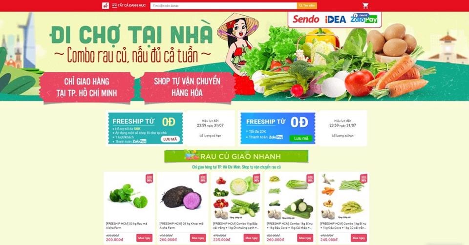 Nông sản, đặc sản địa phương, vùng miền lên sàn TMĐT Sendo. Ảnh minh họa