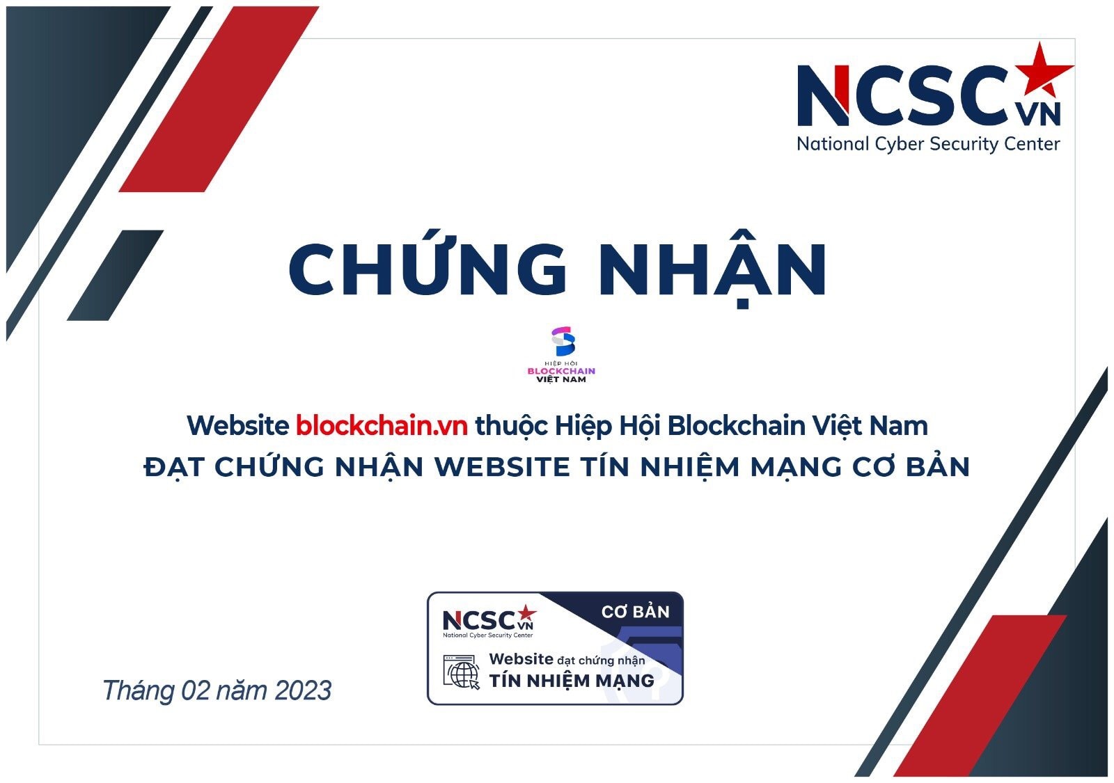 Hiệp hội Blockchain Việt Nam miễn nhiệm chức vụ Phó Chủ tịch đối với một cá nhân