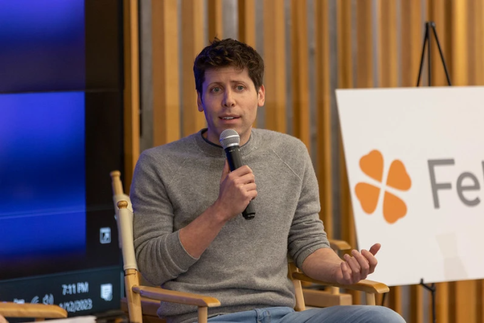 CEO OpenAI Sam Altman tại sự kiện ra mắt GPT-4. Ảnh: StrictlyVC