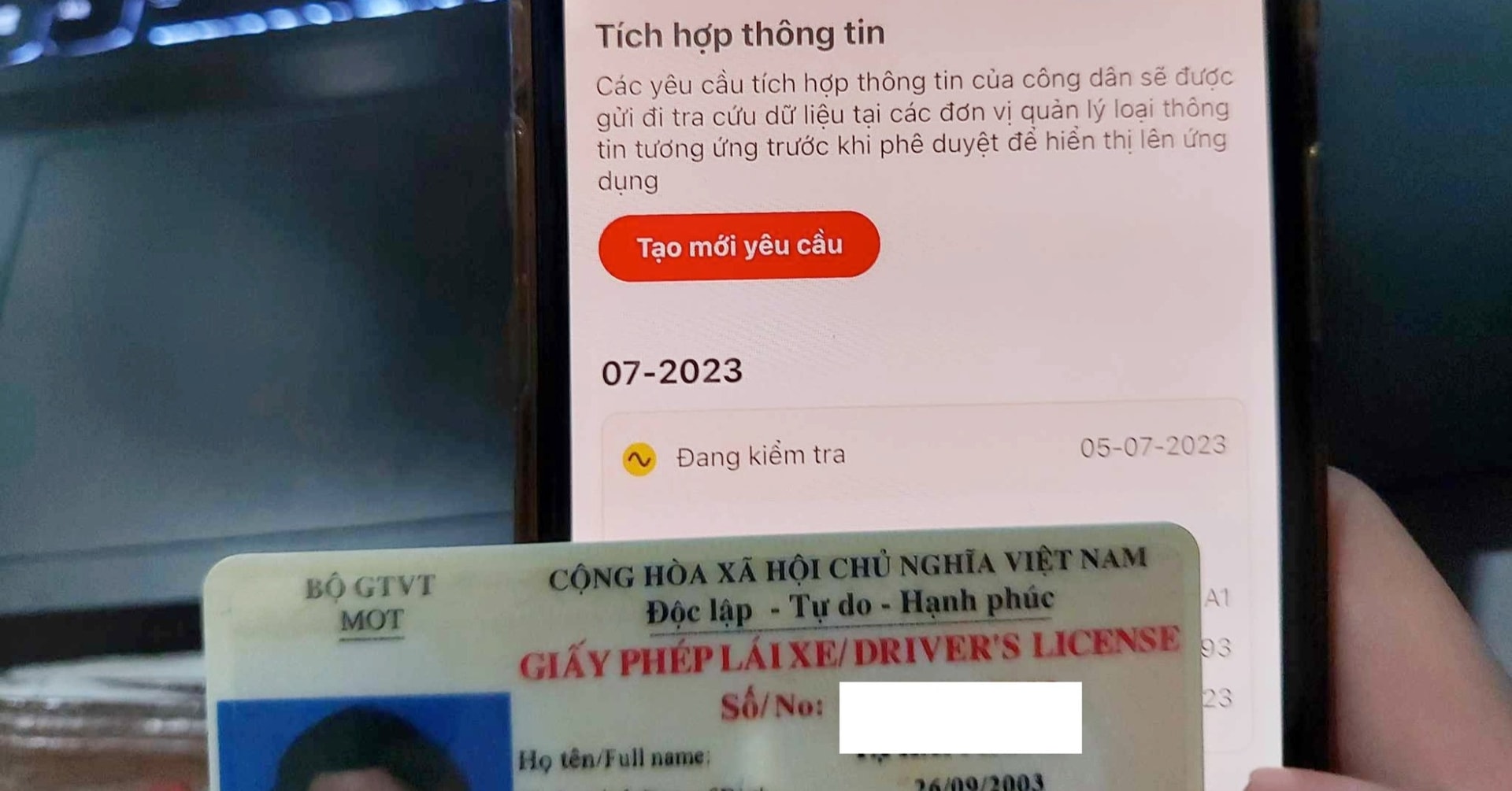 Cần Thơ nêu lý do giấy phép lái xe không tích hợp được vào ứng dụng VNeID