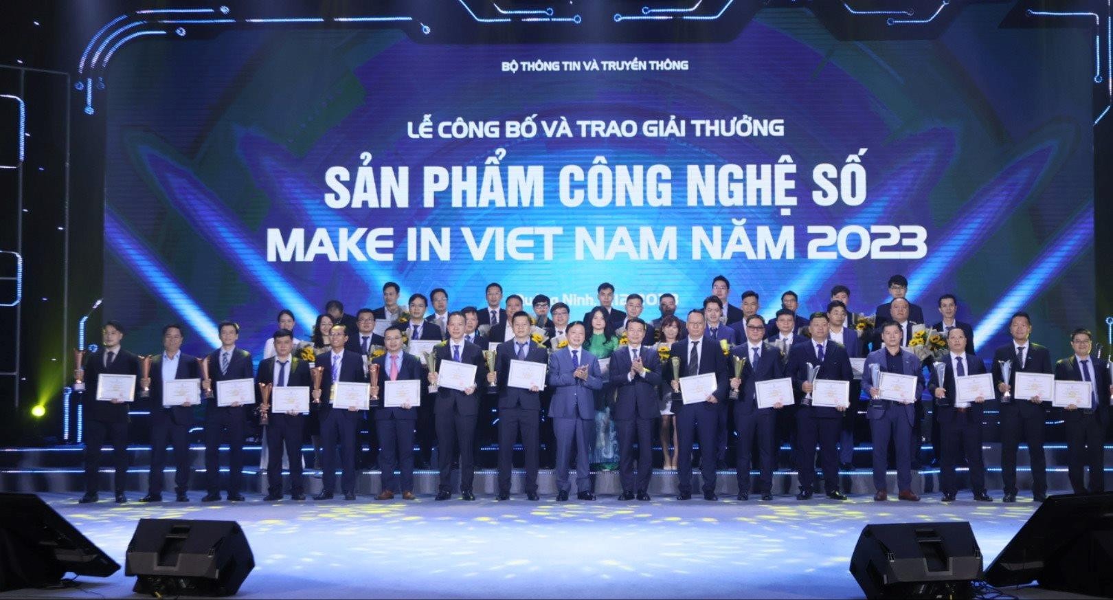 Giải thưởng "Make in Viet Nam" 2023 vinh danh 43 giải pháp số