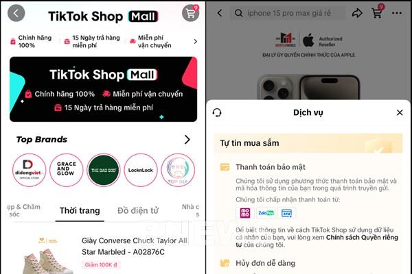 TikTok ra mắt kênh bán hàng chính hãng TikTok Shop Mall tại Việt Nam