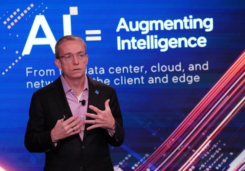 Pat Gelsinger, Giám đốc điều hành Intel, phát biểu tại sự kiện AI Everywhere 