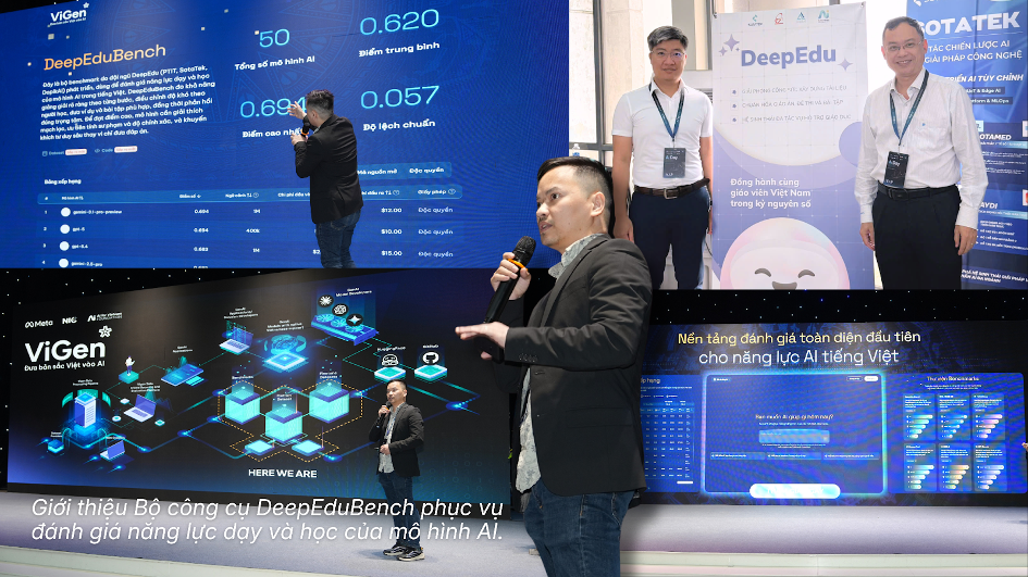 Bộ công cụ DeepEduBench phục vụ đánh giá năng lực dạy và học của mô hình AI trong tiếng Việt được giới thiệu AI Day 2026
