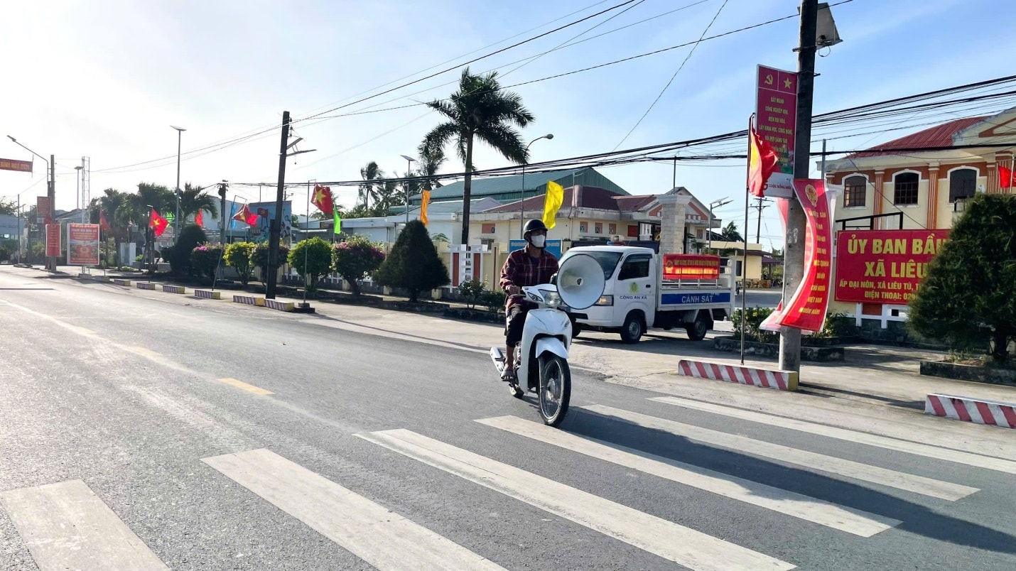 Nhiều hình thức tuyên truyền được UBND xã Liêu Tú, TP. Cần Thơ triển khai nhằm giúp người dân tiếp cận thông tin. Ảnh: ST.