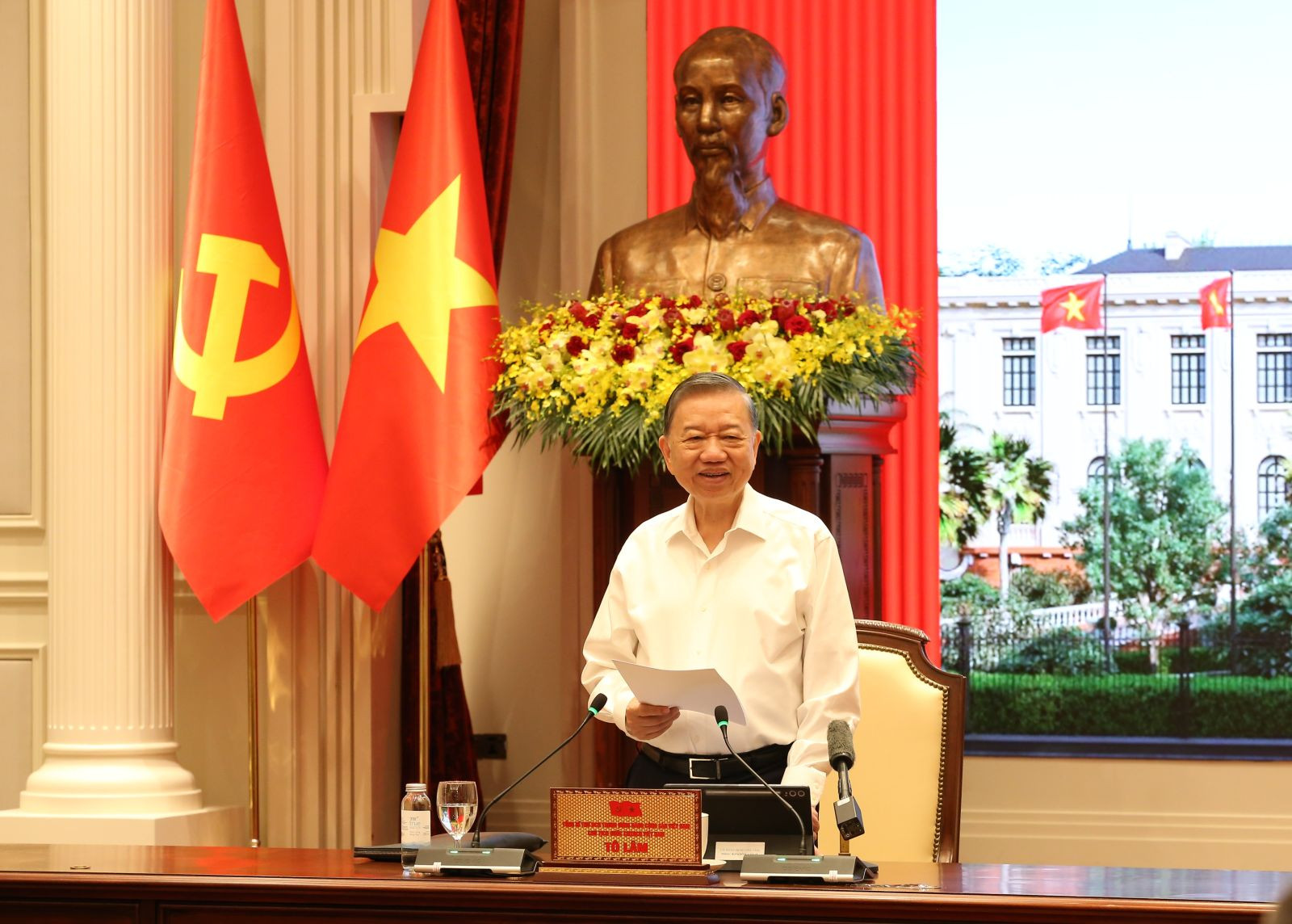 Tổng Bí thư, Chủ tịch nước Tô Lâm chủ trì buổi làm việc. (Ảnh: dangcongsan.vn).