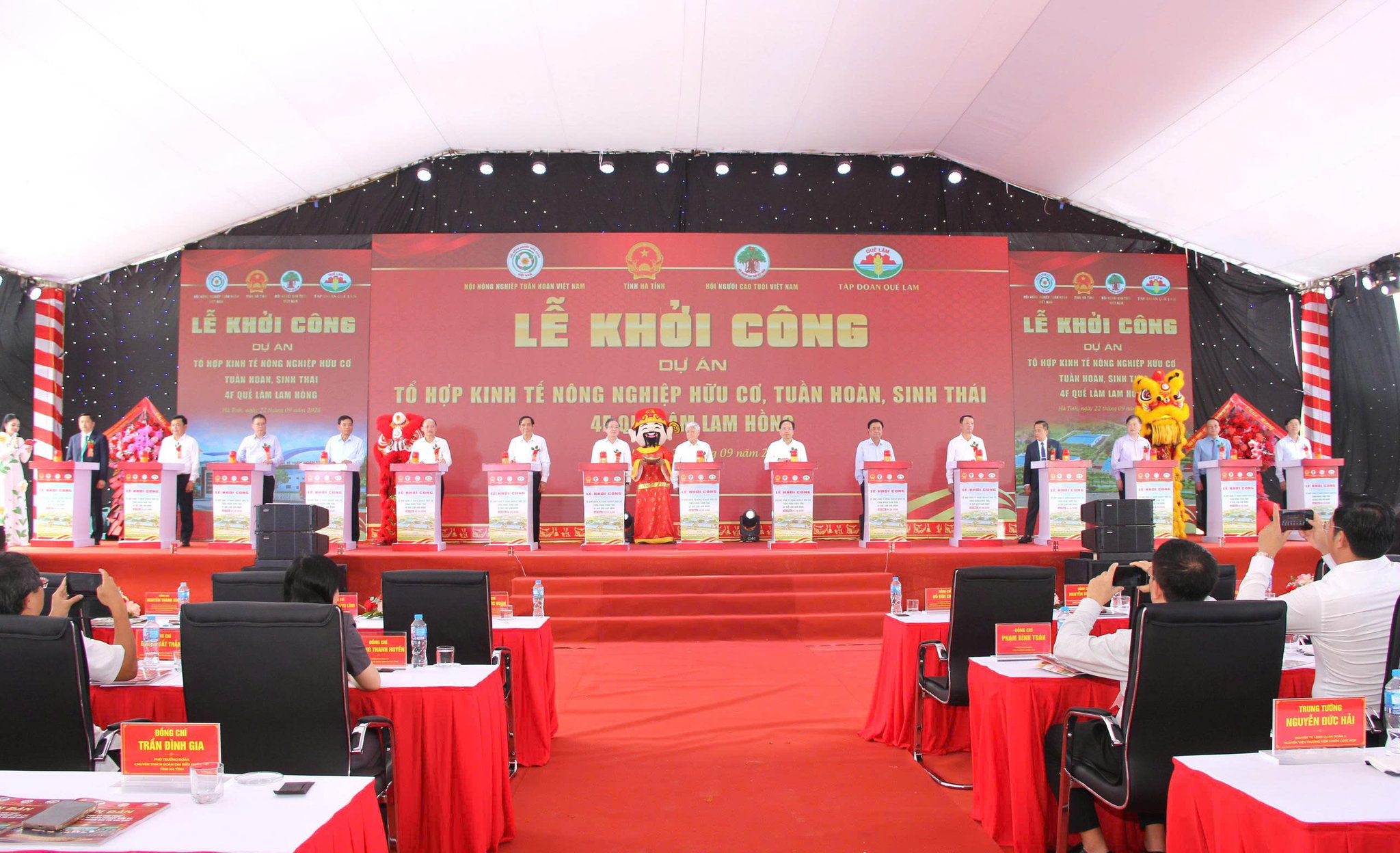 Khởi công Tổ hợp kinh tế nông nghiệp hữu cơ-1
