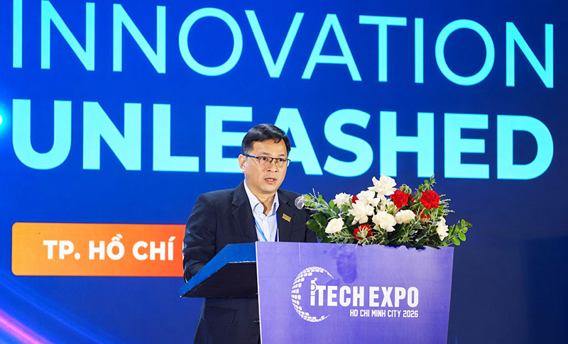 Ông Lâm Nguyễn Hải Long, Chủ tịch HCA chia sẻ về iTech Expo 2026. (Ảnh: BL)