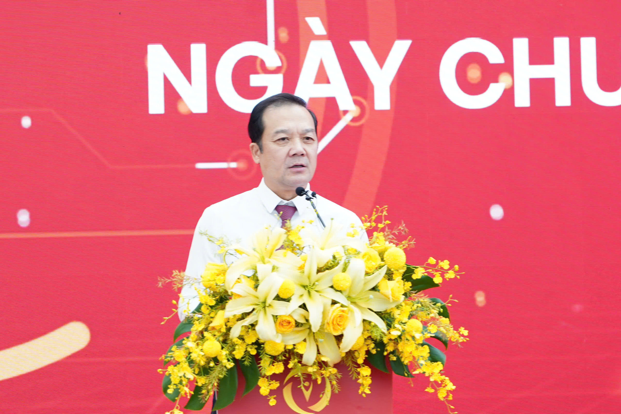 Thứ trưởng Bộ KH&CN Phạm Đức Long phát biểu tại sự kiện.