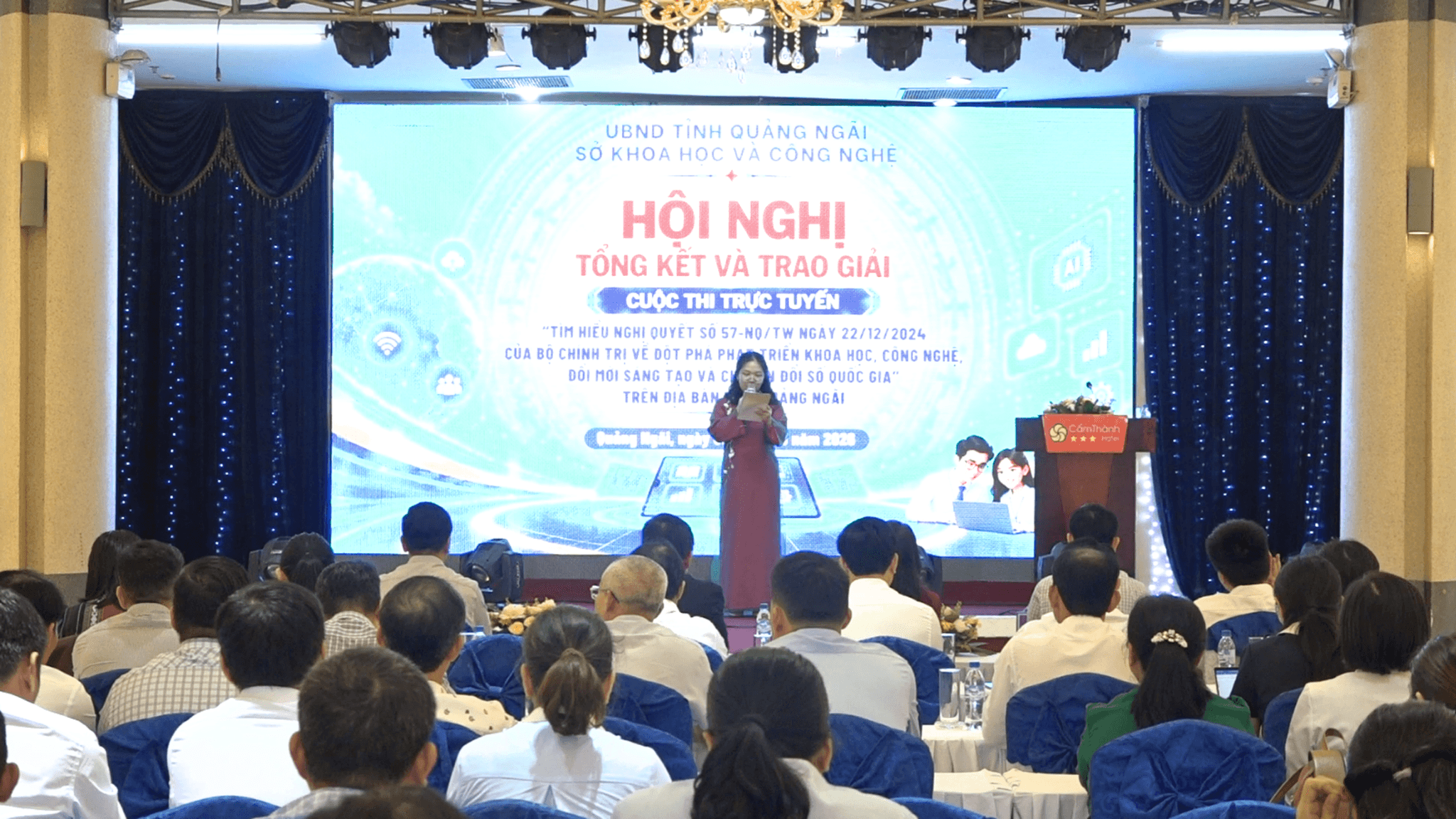 1. Hội nghị tổng kết và traoo giải Cuộc thi trực tuyến tìm hiểu Nghị quyết số 57-NQTW
