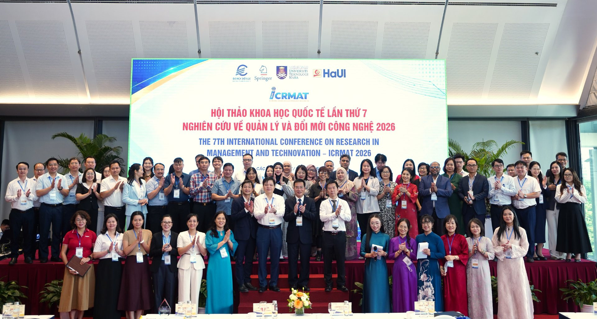 Hội thảo khoa học quốc tế lần thứ 7 nghiên cứu về quản lý và đổi mới công nghệ 2026. (Ảnh PV).