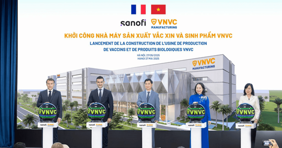 VNVC khởi công nhà máy sản xuất vaccine 2000 tỷ tiêu chuẩn cao cấp