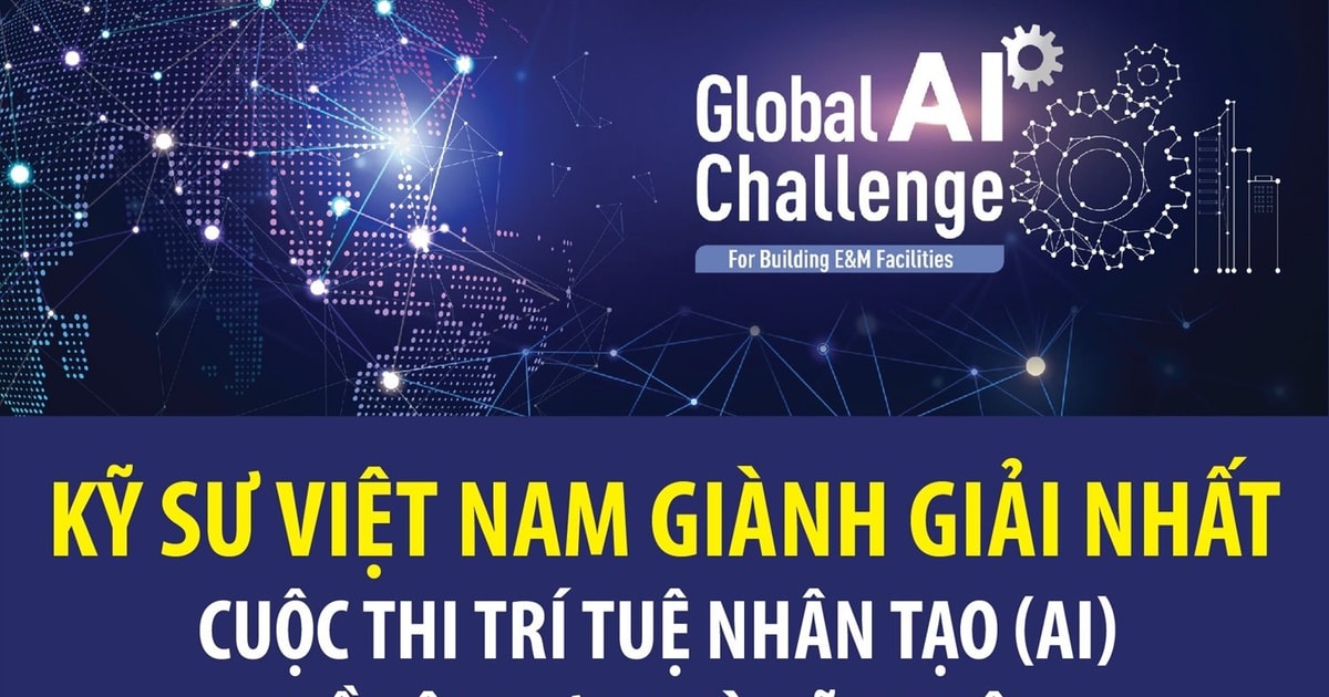 Kỹ sư Việt Nam giành giải Nhất cuộc thi trí tuệ nhân tạo (AI) về xây ...