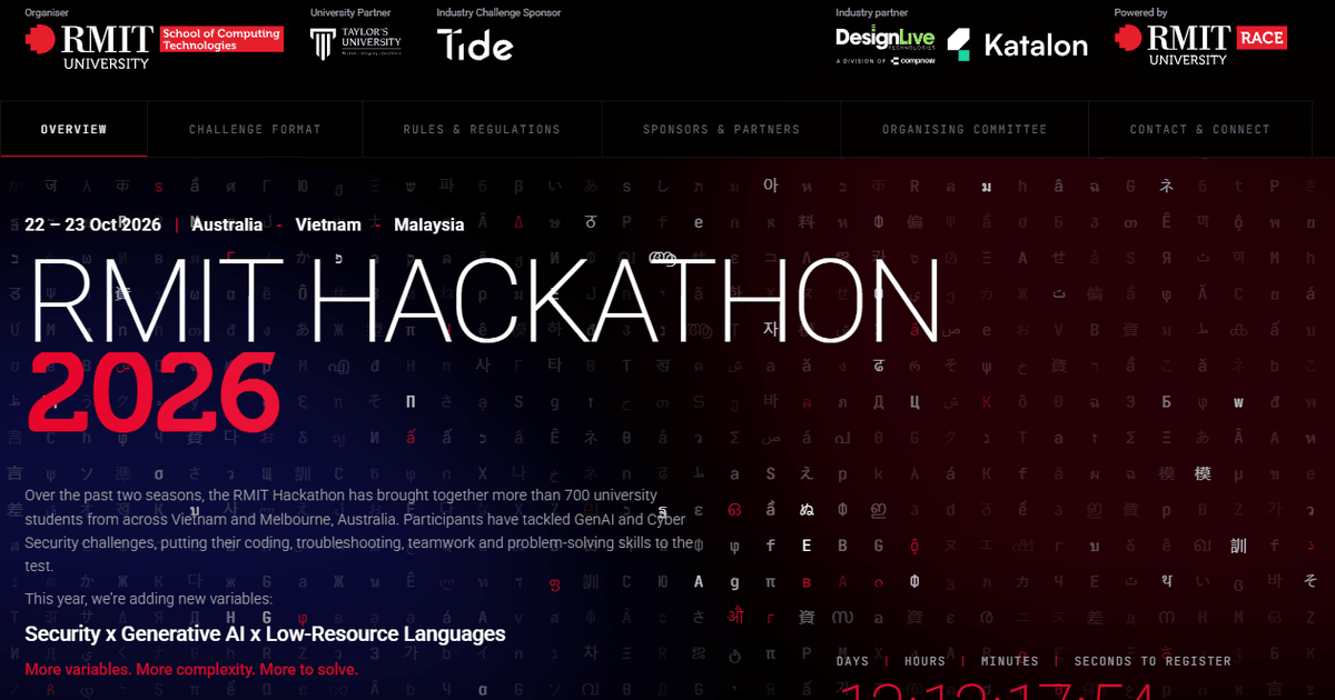 RMIT Hackathon 2026 trở lại với những thử thách AI mới