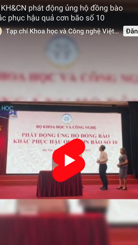Bộ KH&CN phát động ủng hộ đồng bào khắc phục hậu quả cơn bão số 10