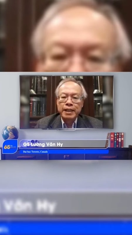 Giáo sư Lương Văn Hy - Đại học Toronto chúc mừng ấn phẩm tiếng Anh của Tạp chí đối với ngành KHXH&NV