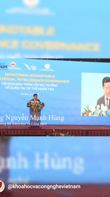 AI phải dựa trên 4 trụ cột: Thể chế AI mạnh mẽ, hạ tầng AI hiện đại, nhân tài AI và văn hóa AI lấy con người làm trung tâm