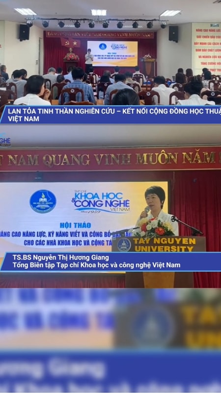 Hội thảo “Nâng cao năng lực, kỹ năng viết và công bố bài báo khoa học cho các nhà khoa học và cộng tác viên”