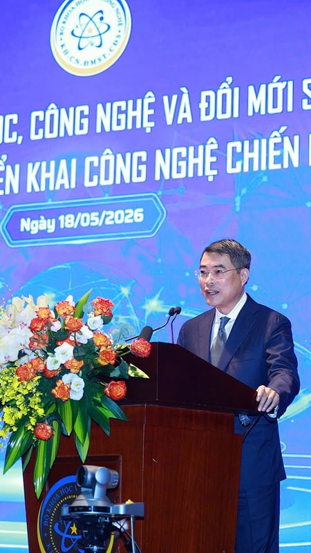 Thủ tướng Chính phủ Lê Minh Hưng phát biểu nhân Ngày KHCN và ĐMST Việt Nam 18/5 /2026