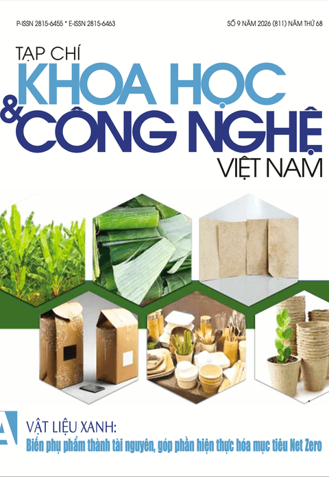 TẠP CHÍ KHOA HỌC VÀ CÔNG NGHỆ VIỆT NAM SỐ 9 NĂM 2026 (807)