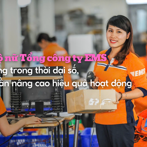 Cán bộ nữ Tổng công ty EMS thích ứng trong thời đại số, góp phần nâng cao hiệu quả công việc