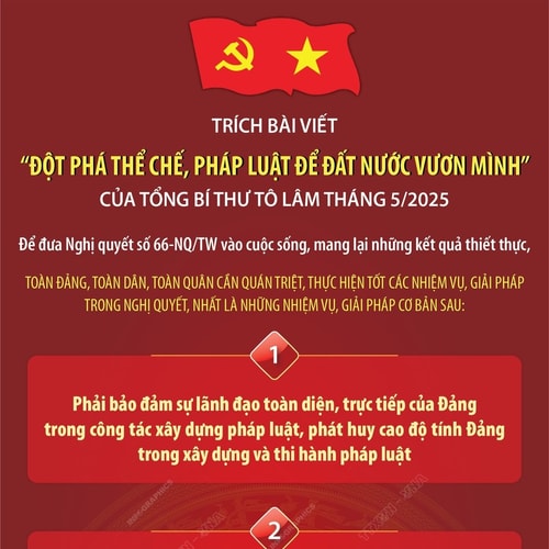 Những nhiệm vụ và giải pháp cơ bản để đưa Nghị quyết số 66-NQ/TW vào cuộc sống