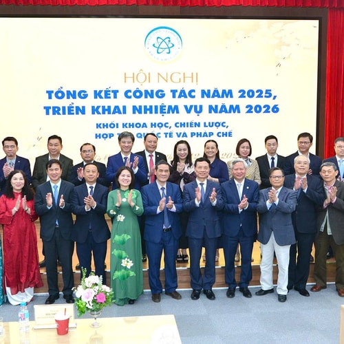 Hội nghị tổng kết công tác năm 2025, triển khai nhiệm vụ năm 2026 - Khối Khoa học, Chiến lược, Hợp tác quốc tế và Pháp chế