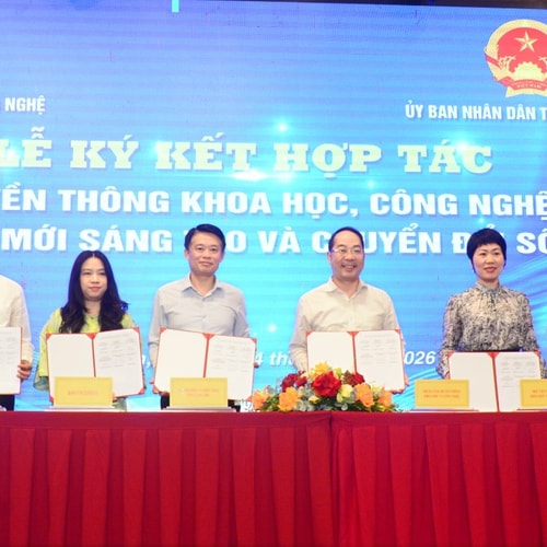 Lễ ký kết Chương trình hợp tác truyền thông giữa các cơ quan báo chí chủ lực của Bộ KH&CN và địa phương