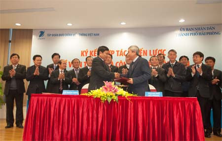  VNPT trở thành đối tác chiến lược của UBND Tp Hải Phòng 