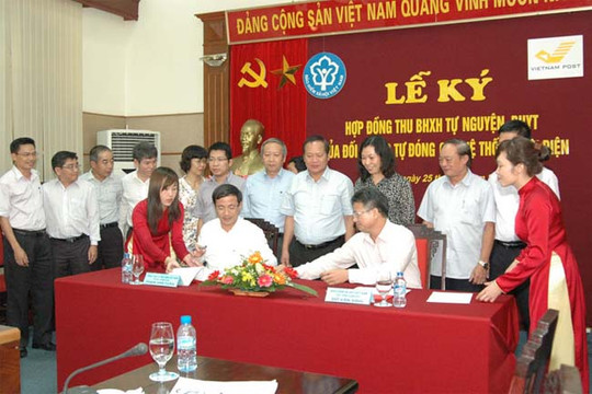  Vietnam Post và Bảo hiểm xã hội ký kết hợp tác mới 