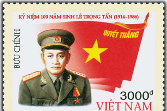  Phát hành đặc biệt Bộ tem “Kỷ niệm 100 năm sinh Lê Trọng Tấn” 