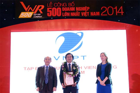  VNPT đứng trong Top đầu 500 doanh nghiệp lớn nhất Việt Nam 