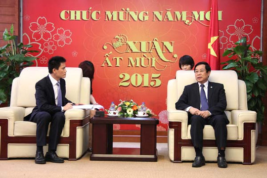  Bộ trưởng Nguyễn Bắc Son tiếp Tổng giám đốc Huawei Việt Nam 