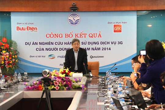  Công bố kết quả “Báo cáo dự án nghiên cứu hành vi sử dụng dịch vụ 3G của người dùng Việt Nam năm 2014” 