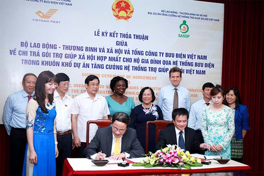  Bưu điện Việt Nam và Bộ Lao động, Thương binh và Xã hội ký kết hợp tác 