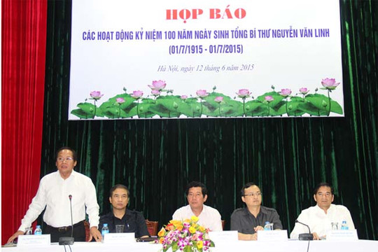  Nhiều hoạt động Kỷ niệm 100 năm Ngày sinh Tổng Bí thư Nguyễn Văn Linh 