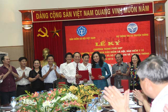  Bộ TT&TT phối hợp với BHXH Việt Nam tuyên truyền chính sách BHXH, BHYT giai đoạn 2015-2020 