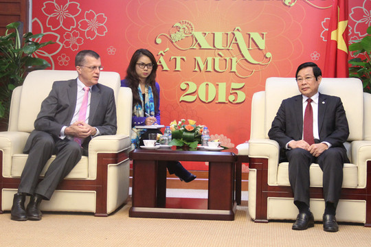  Bộ trưởng Nguyễn Bắc Son tiếp Đại sứ đặc mệnh toàn quyền Úc tại Việt Nam 