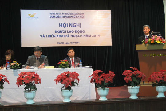  Bưu điện Hà Nội năm 2014 phấn đấu đạt doanh thu trên 828 tỷ đồng 