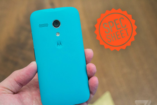  Spec Sheet: Motorola shakes up low-cost smartphones with the Moto G 