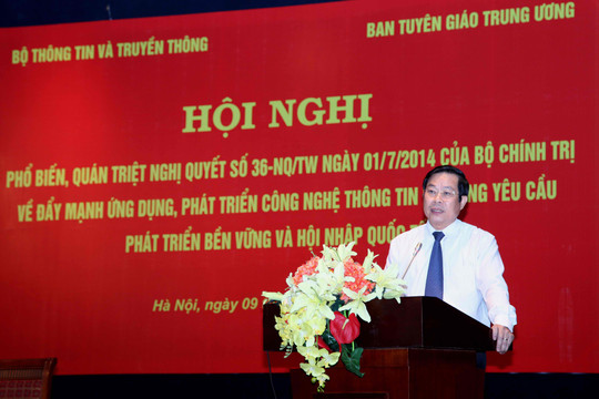  Nắm bắt cơ hội vàng của Ngành CNTT và TT với Nghị quyết 36/NQ-TW của Bộ Chính trị 