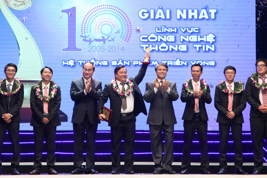  Giải thưởng Nhân tài Đất Việt lần đầu tiên có 3 giải Nhất trong lĩnh vực CNTT 