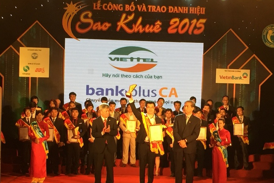  Viettel lập kỷ lục về số lượng giải pháp CNTT đạt danh hiệu Sao Khuê 2015 