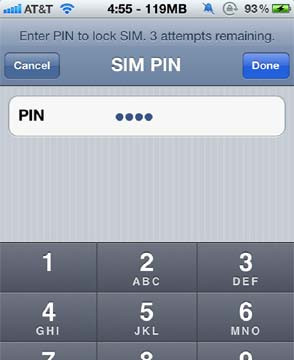  Ngăn chặn IMessages bị đánh cắp bằng một mã PIN của SIM 