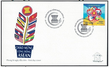  Mẫu tem của họa sĩ Việt Nam được lựa chọn làm mẫu tem phát hành chung cho các nước ASEAN 